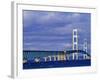 Mackinac Bridge, Michigan, USA-Chuck Haney-Framed Photographic Print