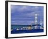 Mackinac Bridge, Michigan, USA-Chuck Haney-Framed Photographic Print