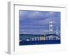 Mackinac Bridge, Michigan, USA-Chuck Haney-Framed Photographic Print