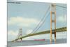 Mackinac Bridge, Michigan-null-Mounted Art Print