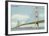 Mackinac Bridge, Michigan-null-Framed Art Print