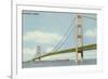 Mackinac Bridge, Michigan-null-Framed Premium Giclee Print