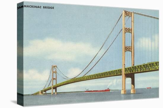 Mackinac Bridge, Michigan-null-Stretched Canvas