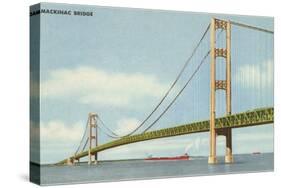 Mackinac Bridge, Michigan-null-Stretched Canvas