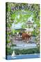 Mackinac, Michigan - Montage Scenes-Lantern Press-Stretched Canvas