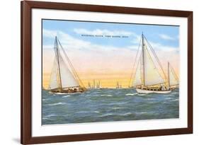 Mackinac Races, Port Huron, Michigan-null-Framed Premium Giclee Print