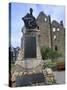 Maclellan's Castle and World War I Monument, Kirkcudbright, Dumfries and Galloway, Scotland, UK-Patrick Dieudonne-Stretched Canvas