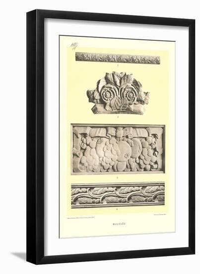 Macles Bas Reliefs-null-Framed Art Print