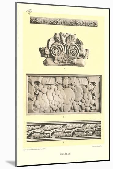 Macles Bas Reliefs-null-Mounted Art Print