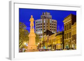 Macon, Georgia, USA at the War Memorial to Confederate Soldiers.-SeanPavonePhoto-Framed Photographic Print