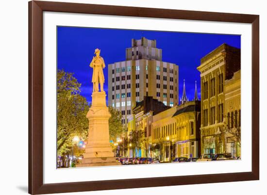 Macon, Georgia, USA at the War Memorial to Confederate Soldiers.-SeanPavonePhoto-Framed Photographic Print