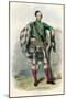 Macpherson , from the Clans of the Scottish Highlands, Pub.1845 (Colour Litho)-Robert Ronald McIan-Mounted Giclee Print