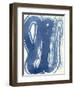 Macrame Blue V-Vanna Lam-Framed Art Print