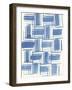 Macrame Blue VI-Vanna Lam-Framed Art Print