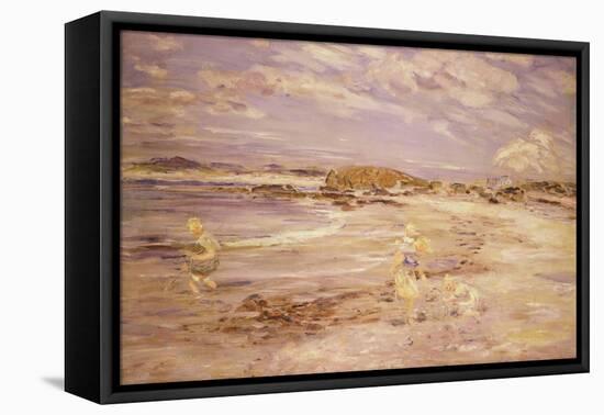 Macrihanish, Bay Voyach-William McTaggart-Framed Stretched Canvas