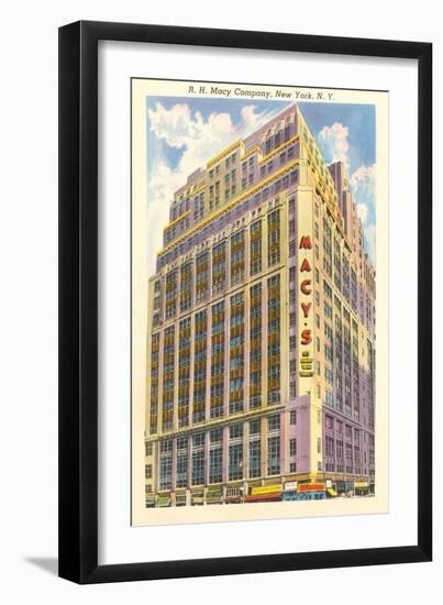 Macy's Building, New York City-null-Framed Art Print