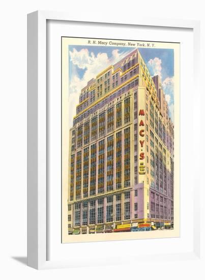 Macy's Building, New York City-null-Framed Art Print