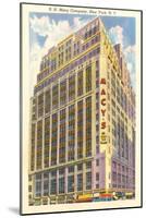 Macy's Building, New York City-null-Mounted Art Print