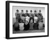 Macy's Department Store Detectives with Their Backs Turned So as Not to Reveal Their Identity-Nina Leen-Framed Photographic Print