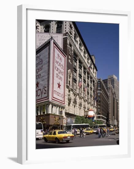 Macy's Department Store, New York City, New York, United States of America (Usa), North America-Adina Tovy-Framed Photographic Print