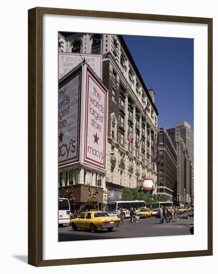 Macy's Department Store, New York City, New York, United States of America (Usa), North America-Adina Tovy-Framed Photographic Print