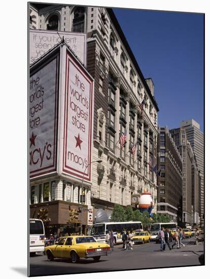 Macy's Department Store, New York City, New York, United States of America (Usa), North America-Adina Tovy-Mounted Photographic Print