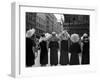 Mad as a Hatter: Mannequins Modelling Hats for the 1966 Royal Ascot Festival, May 1966-null-Framed Photographic Print