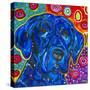 Mad Blue Lab-MADdogART-Stretched Canvas