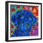 Mad Blue Lab-MADdogART-Framed Giclee Print