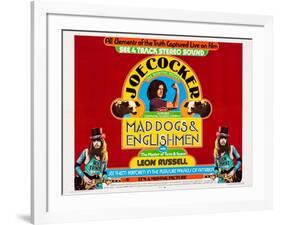 Mad Dogs and Englishmen, Center: Joe Cocker; Bottom Left and Right: Leon Russell, 1971-null-Framed Art Print