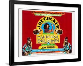 Mad Dogs and Englishmen, Center: Joe Cocker; Bottom Left and Right: Leon Russell, 1971-null-Framed Art Print