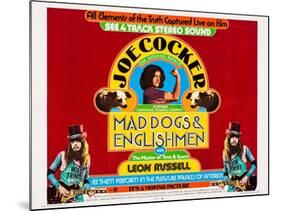 Mad Dogs and Englishmen, Center: Joe Cocker; Bottom Left and Right: Leon Russell, 1971-null-Mounted Art Print
