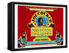 Mad Dogs and Englishmen, Center: Joe Cocker; Bottom Left and Right: Leon Russell, 1971-null-Framed Stretched Canvas