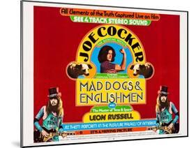 Mad Dogs and Englishmen, Center: Joe Cocker; Bottom Left and Right: Leon Russell, 1971-null-Mounted Art Print