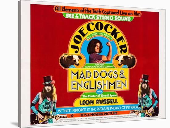 Mad Dogs and Englishmen, Center: Joe Cocker; Bottom Left and Right: Leon Russell, 1971-null-Stretched Canvas