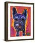 MAD Frenchie-MADdogART-Framed Giclee Print