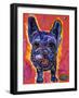 MAD Frenchie-MADdogART-Framed Giclee Print