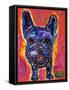 MAD Frenchie-MADdogART-Framed Stretched Canvas