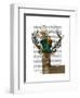 Mad Hatter Deer-Fab Funky-Framed Art Print