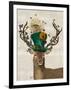 Mad Hatter Deer-Fab Funky-Framed Art Print