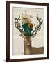 Mad Hatter Deer-Fab Funky-Framed Art Print