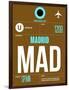 MAD Madrid Luggage Tag 1-NaxArt-Framed Art Print