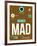 MAD Madrid Luggage Tag 1-NaxArt-Framed Art Print