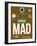 MAD Madrid Luggage Tag 1-NaxArt-Framed Art Print