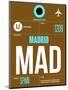 MAD Madrid Luggage Tag 1-NaxArt-Mounted Premium Giclee Print