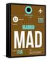 MAD Madrid Luggage Tag 1-NaxArt-Framed Stretched Canvas