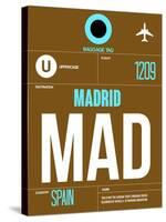 MAD Madrid Luggage Tag 1-NaxArt-Stretched Canvas