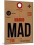 MAD Madrid Luggage Tag 2-NaxArt-Mounted Art Print