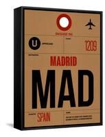 MAD Madrid Luggage Tag 2-NaxArt-Framed Stretched Canvas