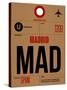 MAD Madrid Luggage Tag 2-NaxArt-Stretched Canvas